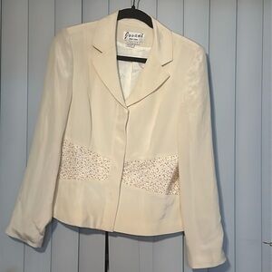 Vintage Jovani blazer 100% silk